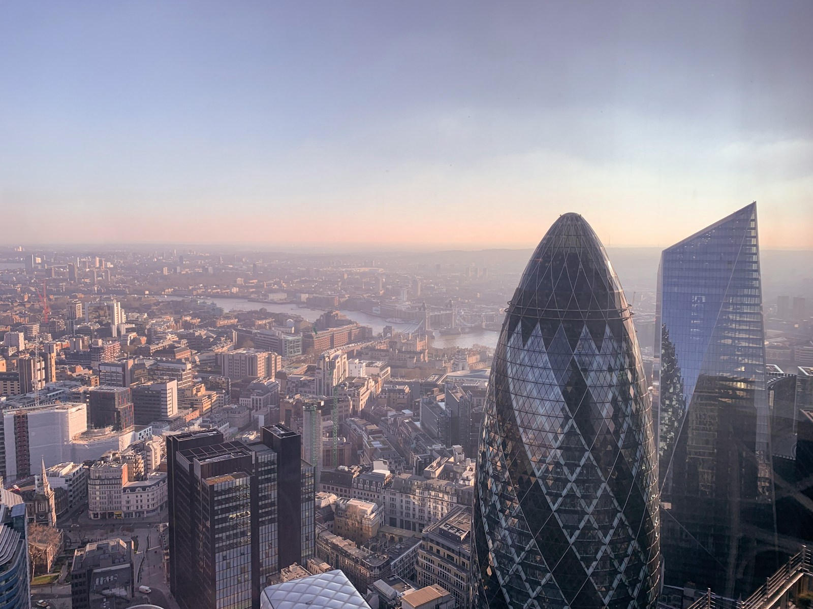 The City of London skyline